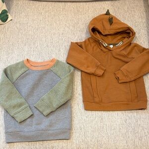 Tommy Bahama Kids' Gray and Brown Sweater Set